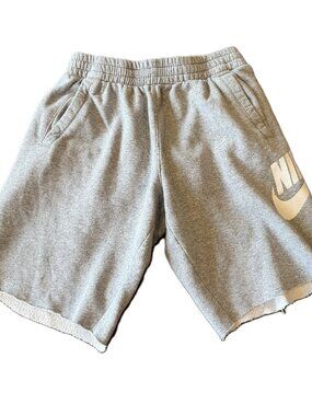 Nike Club Fleece Big Kids’ Gray Shorts Cut Joggers Size XL